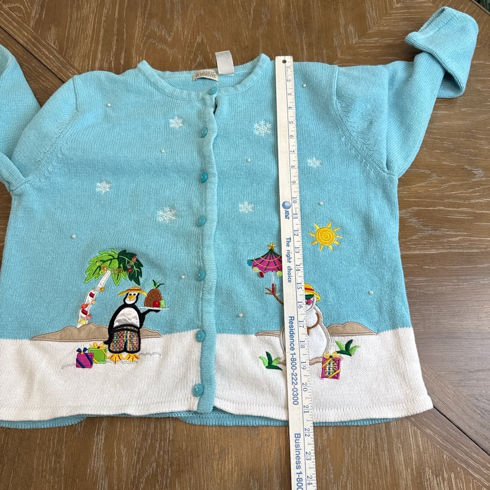 Classic Elements Light Blue And White Holiday Bea… - image 6